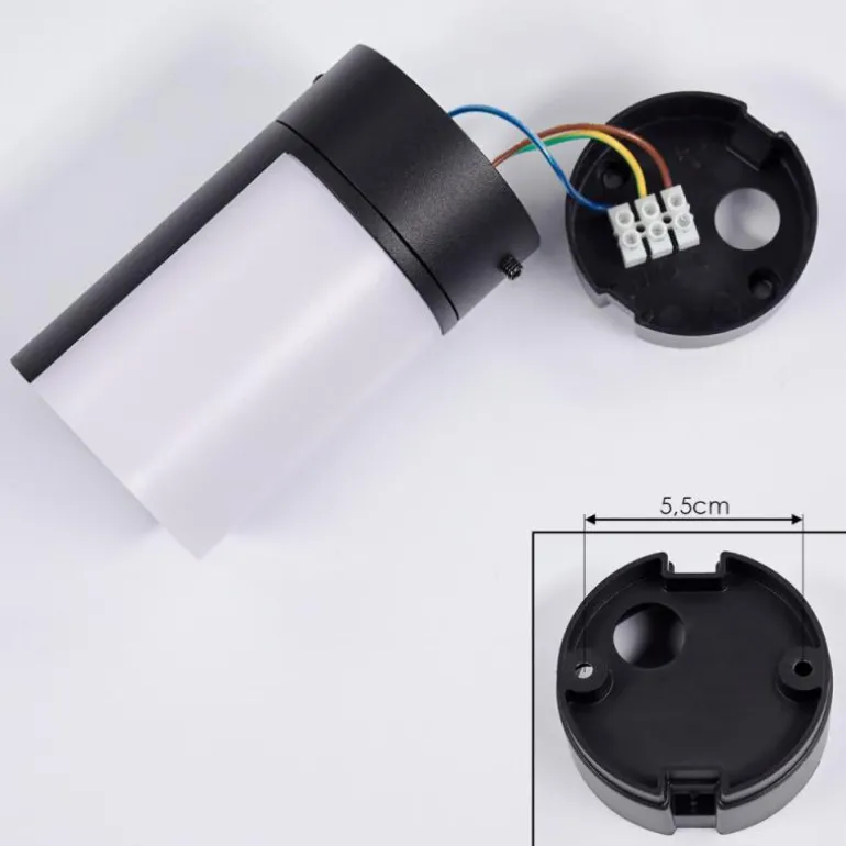 Applique murale d'extérieur Baulund LED Noir, 1 lumière