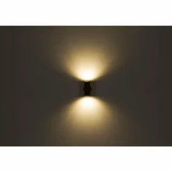 Applique murale d'extérieur Globo JAICY Bois foncé, 2 lumières