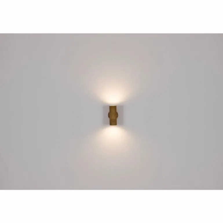 Applique murale d'extérieur Globo JAICY Bois foncé, 2 lumières