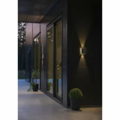 Applique murale d'extérieur Konstsmide Cremona LED Anthracite, 3 lumières