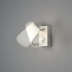 Applique murale d'extérieur Konstsmide Fano Gris, 1 lumière