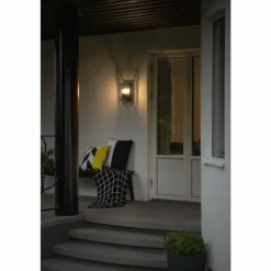 Applique murale d'extérieur Konstsmide Brindisi Noir, 1 lumière