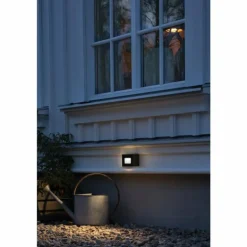 Applique murale d'extérieur Konstsmide Chieri LED Noir, 14 lumières