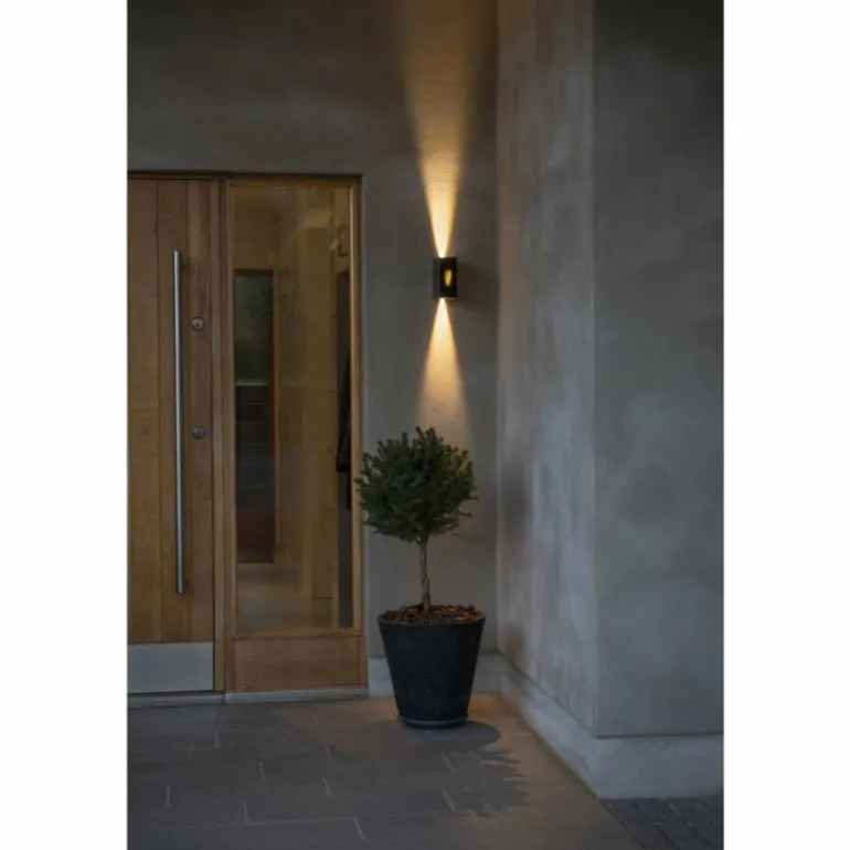 Applique murale d'extérieur Konstsmide Cremona LED Anthracite, 3 lumières, Télécommandes