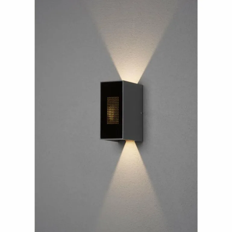 Applique murale d'extérieur Konstsmide Cremona LED Anthracite, 3 lumières, Télécommandes