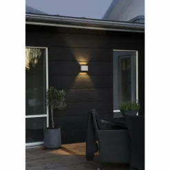 Applique murale d'extérieur Konstsmide Chieri LED Blanc, 8 lumières