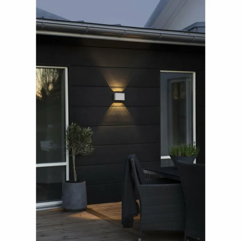 Applique murale d'extérieur Konstsmide Chieri LED Blanc, 8 lumières