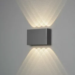 Applique murale d'extérieur Konstsmide Chieri LED Anthracite, 8 lumières