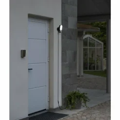 Applique murale d'extérieur Konstsmide Smartlight LED Noir, 1 lumière, Détecteur de mouvement