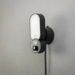 Applique murale d'extérieur Konstsmide Smartlight LED Noir, 1 lumière, Détecteur de mouvement