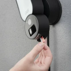 Applique murale d'extérieur Konstsmide Smartlight LED Noir, 1 lumière, Détecteur de mouvement