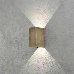 Applique murale d'extérieur Konstsmide Cremona LED Laiton, 2 lumières