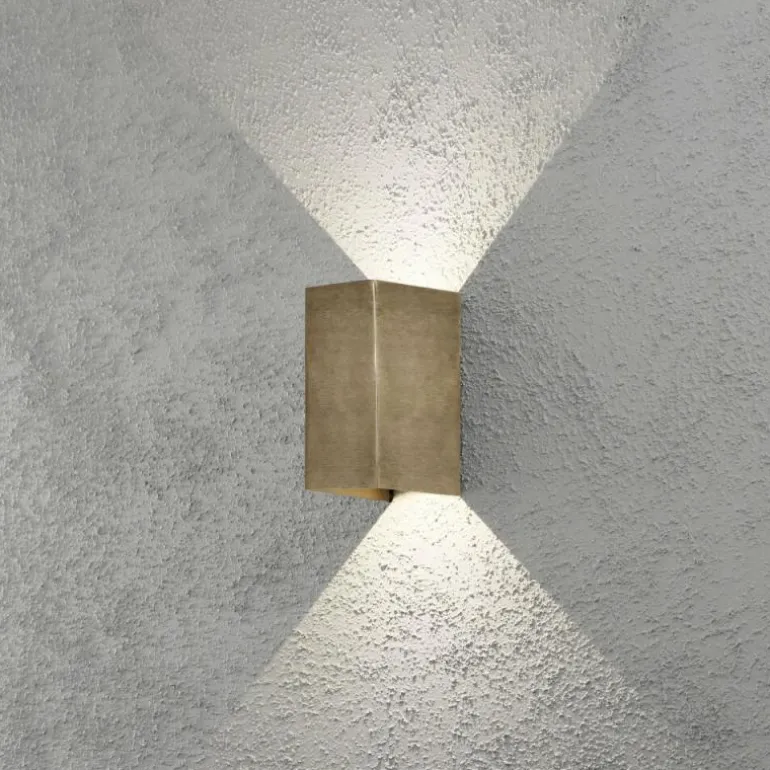 Applique murale d'extérieur Konstsmide Cremona LED Laiton, 2 lumières