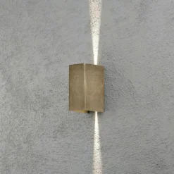 Applique murale d'extérieur Konstsmide Cremona LED Laiton, 2 lumières