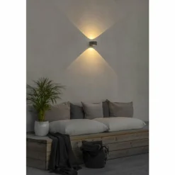 Applique murale d'extérieur Konstsmide Gela LED Anthracite, 2 lumières