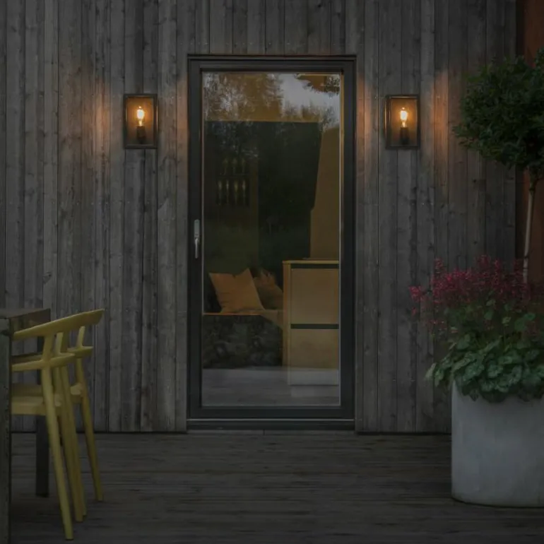 Applique murale d'extérieur Konstsmide Carpi Noir, 1 lumière