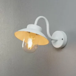 Applique murale d'extérieur Konstsmide Vega Mini Blanc, 1 lumière