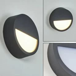 Applique murale d'extérieur Nagap LED Anthracite, Blanc, 1 lumière