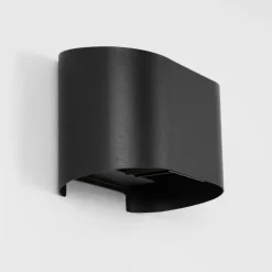 Applique murale d'extérieur Everton LED Noir, 2 lumières