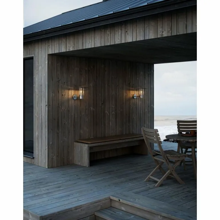 Applique murale d'extérieur Nordlux BASTIA Argenté, 1 lumière