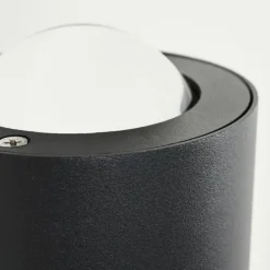 Applique murale d'extérieur Andersro LED Noir, 2 lumières