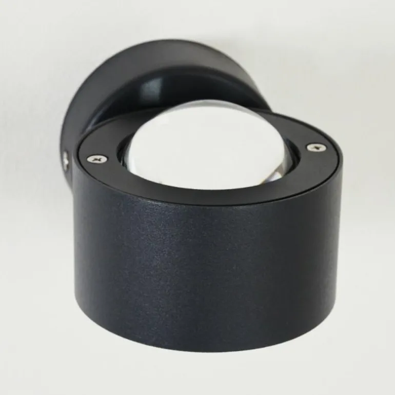 Applique murale d'extérieur Andersro LED Noir, 2 lumières