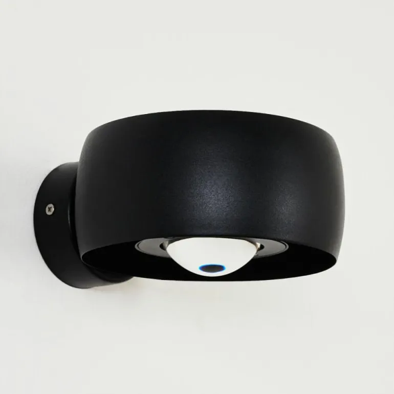 Applique murale d'extérieur Andersro LED Noir, 2 lumières