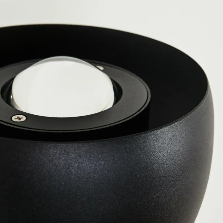 Applique murale d'extérieur Andersro LED Noir, 2 lumières