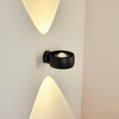 Applique murale d'extérieur Andersro LED Noir, 2 lumières