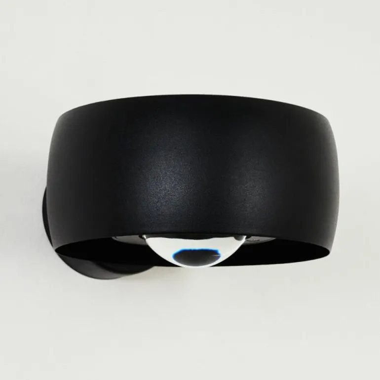 Applique murale d'extérieur Andersro LED Noir, 2 lumières