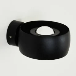 Applique murale d'extérieur Andersro LED Noir, 2 lumières