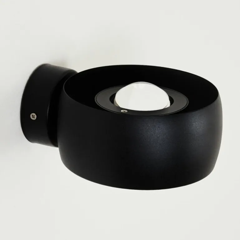 Applique murale d'extérieur Andersro LED Noir, 2 lumières