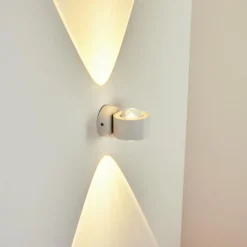 Applique murale d'extérieur Andersro LED Blanc, 2 lumières