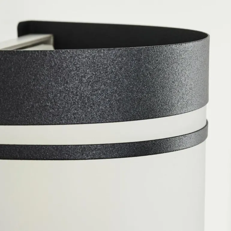 Applique murale d'extérieur Visnum Noir, Blanc, 1 lumière