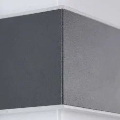 Applique murale d'extérieur Brilliant Archie LED Noir, 1 lumière, Détecteur de mouvement