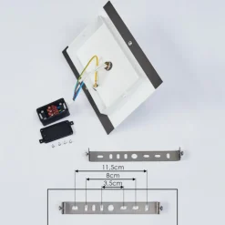 Applique murale d'extérieur Hedno LED Anthracite, Blanc, 2 lumières