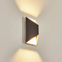 Applique murale d'extérieur Hedno LED Anthracite, Blanc, 2 lumières