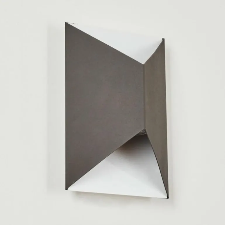 Applique murale d'extérieur Hedno LED Anthracite, Blanc, 2 lumières