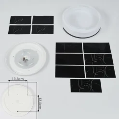 Applique murale d'extérieur Eppeland LED Noir, 1 lumière