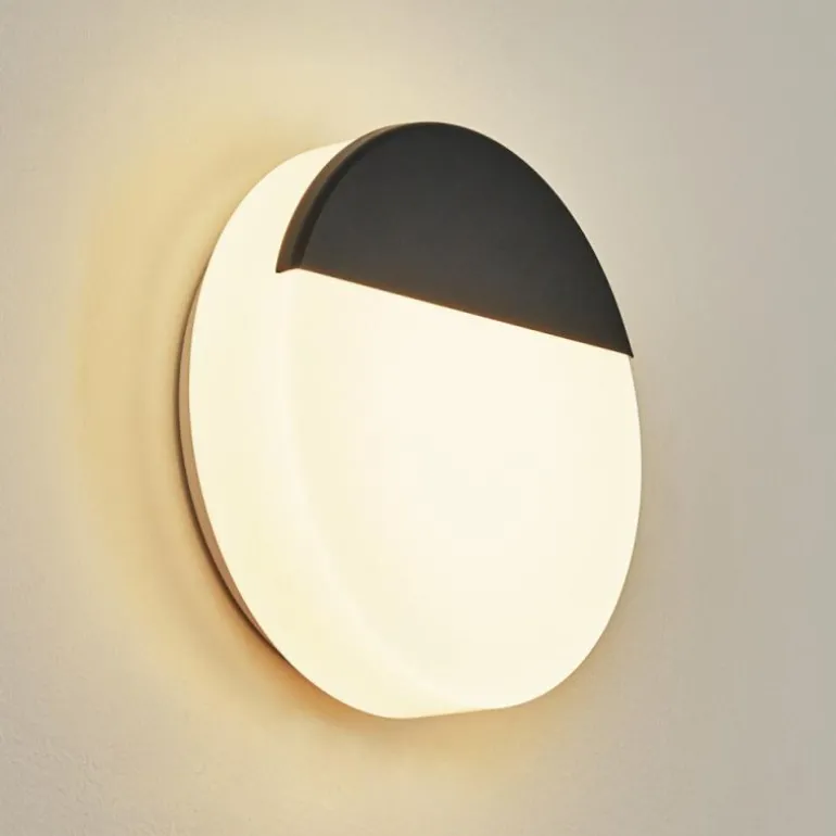 Applique murale d'extérieur Eppeland LED Noir, 1 lumière