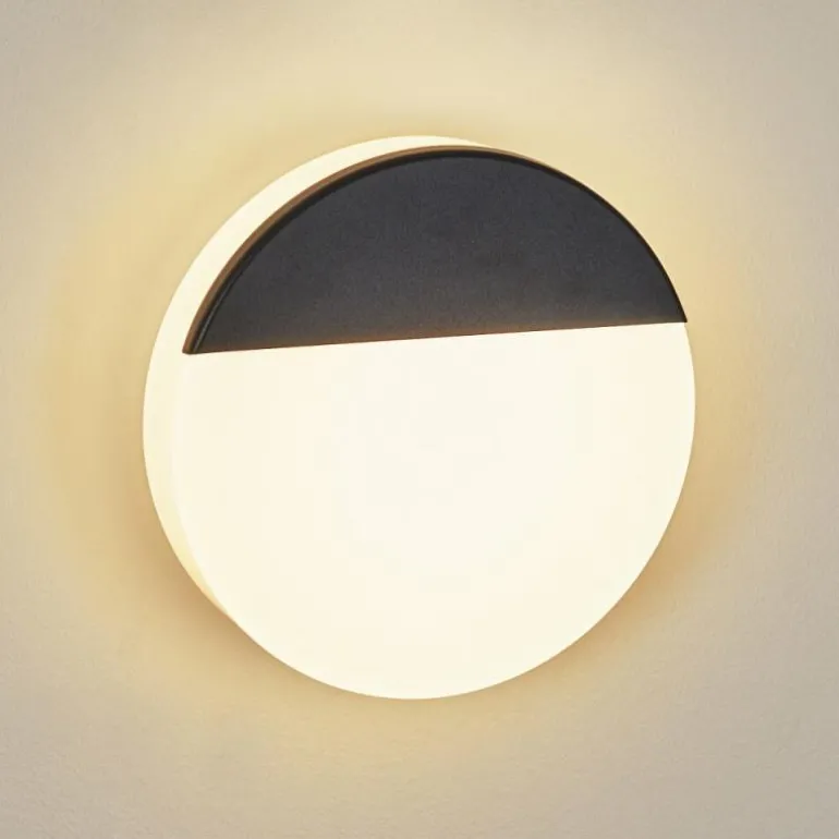 Applique murale d'extérieur Eppeland LED Noir, 1 lumière