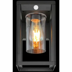 Applique murale d'extérieur Globo CANDELA Noir, 1 lumière
