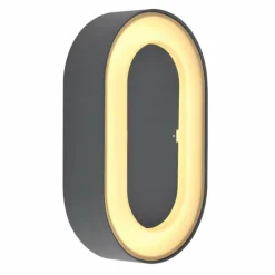 Applique murale d'extérieur Globo SURA LED Anthracite, 1 lumière