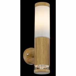 Applique murale d'extérieur Globo JAICY Couleur bois, 1 lumière