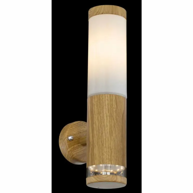 Applique murale d'extérieur Globo JAICY Couleur bois, 1 lumière