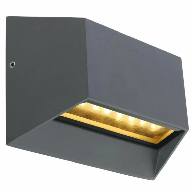 Applique murale d'extérieur Globo HONNA LED Anthracite, 1 lumière