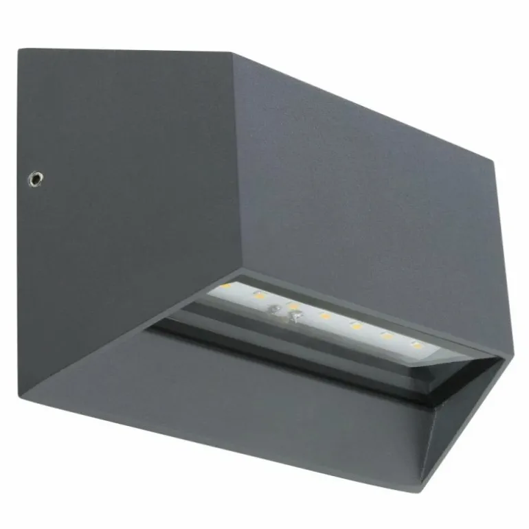 Applique murale d'extérieur Globo HONNA LED Anthracite, 1 lumière