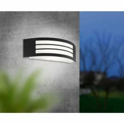 Applique murale d'extérieur Eglo LEIROS Noir, 1 lumière