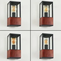 Applique murale d'extérieur Kiwalik Anthracite, Clair, 1 lumière