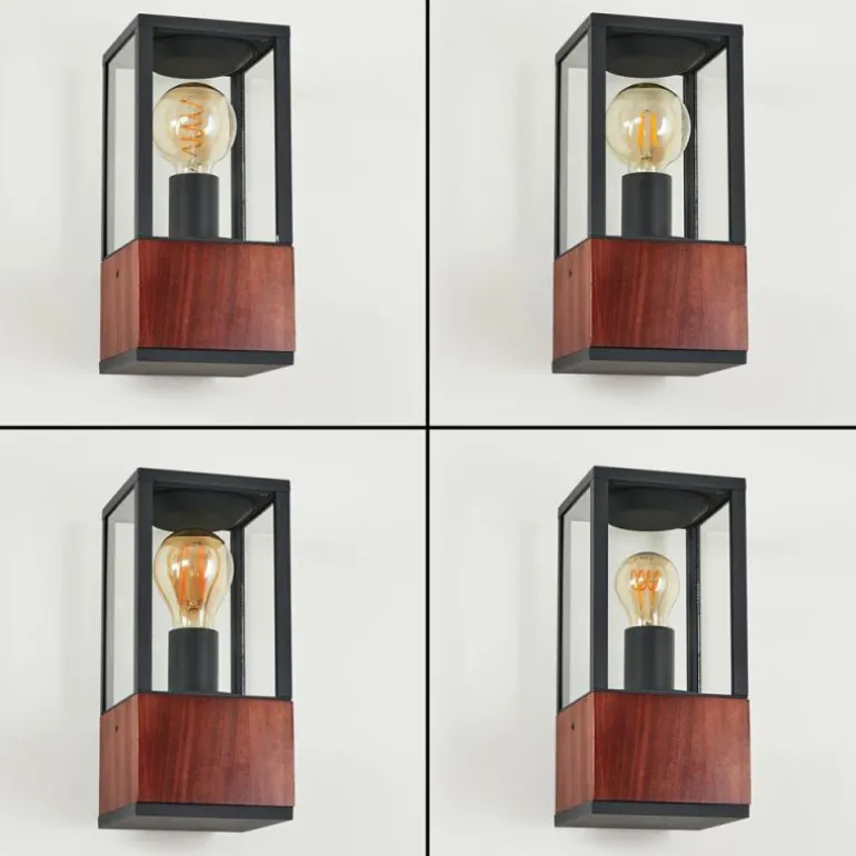 Applique murale d'extérieur Kiwalik Anthracite, Clair, 1 lumière